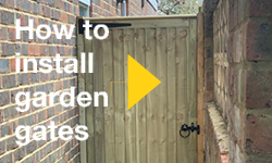 install garden gates