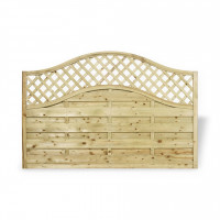 6' x 3' Omega Lattice Top Fence Panel (1.80m x 0.9m) 