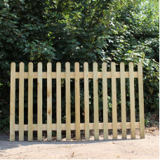 6' x 3' Round Top Picket Fence Panel (1.80m x 0.9m) 